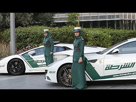 Mujeres policías de los Emiratos Árabes