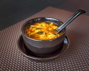 sopa en restaurante chino