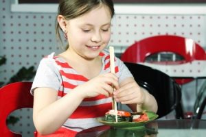 recomendación y receta de sushi para niños