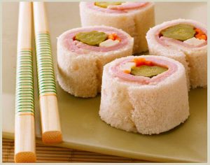 tipo de receta de sushi para niños