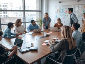 Cohesión en tercera generación en una empresa familiar durante reunión de gobierno corporativo